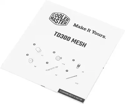 Корпус Cooler Master MasterBox TD300 Mesh черный без БП mATX 4x120mm 4x140mm 2xUSB3.0 audio bott PSU
