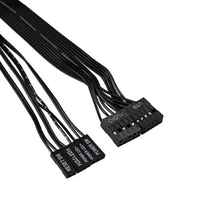 Exegate EX261451RUS Корпус Miditower CP-601 Black, ATX, <CP500W, 80mm>, 2*USB, Audio