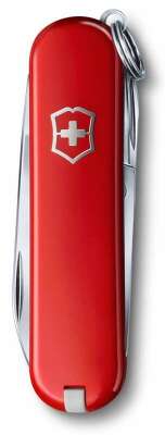 Нож перочинный Victorinox Classic (0.6203) 58мм 7функц. красный карт.коробка