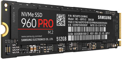 Накопитель SSD M.2 PCI-E x4 512GB Samsung 960 Pro [MZ-V6P512BW]