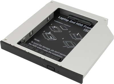 Адаптер OptiBay Espada SS12 12,7 мм для подключения HDD/SSD 2,5” к ноутбуку вместо DVD