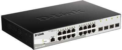 Коммутатор D-Link DGS-1210-20/ME/B1A Управляемый коммутатор 2 уровня с 16 портами 10/100/1000Base-T и 4 портами 1000Base-X SFP {5} (429187)