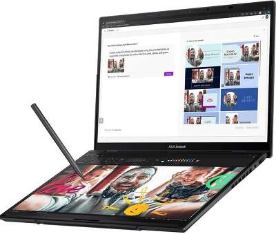 Ноутбук ASUS UX8406CA-QL221W 14" FHD OLED 500N/Touch/Pencil/i7-255H Ultra/16GB/1TB SSD/UMA/W11/Inkwell Gray*