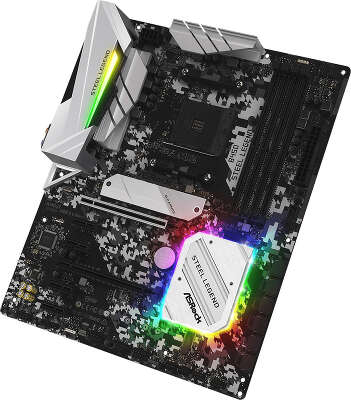 Материнская плата ATX LGAAM4 ASRock B450 STEEL LEGEND