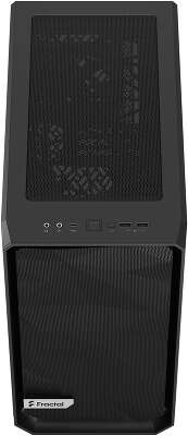 Корпус Fractal Design Meshify 2 Mini Black TG Dark Tint, черный, mATX, Без БП (FD-C-MES2M-01)
