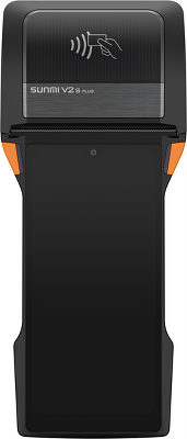 Терминал сбора данных с принтером SUNMI V2s PLUS EN w/o GMS (MT8768, 6.22HD+, 3+32G, NFC, 2M+13M Camera, Scanner, EU 4G, 80 Label Printer,5V2A EU Adapter)