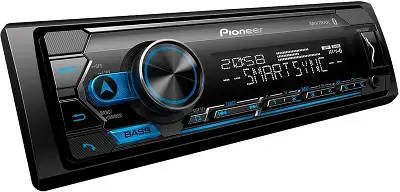 Автомагнитола Pioneer MVH-S325BT 1DIN 4x50Вт 1 ПДУ RDS