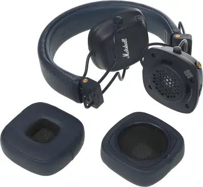 Гарнитура накладные Marshall Major V синий беспроводные bluetooth оголовье (MAJOR V MIDNIGHT BLUE)