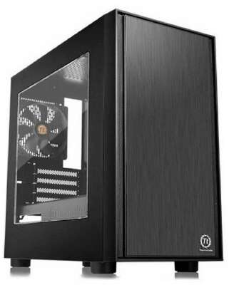 Case Tt Versa H17  черный без БП mATX 2xUSB2.0 1xUSB3.0 audio bott PSU" [CA-1J1-00S1WN-00]