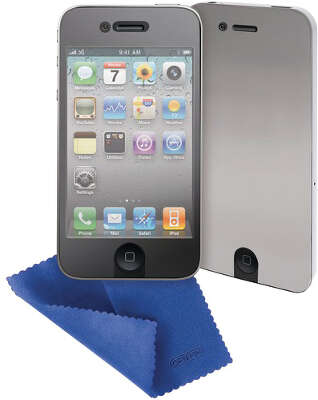 Защитная пленка Griffin Screen Care Kit для iPhone 4/4S, зеркальная [GB01719]