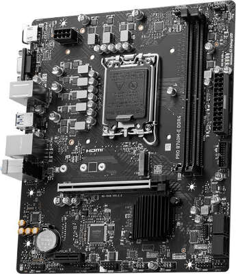 Материнская плата mATX LGA1700 MSI PRO B760M-E DDR4
