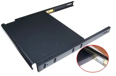 Полка выдвижная для клавиатуры Lanmaster TWT-CBB-SK-8/20 1U нагр.:20кг. 19" черный (упак.:1шт)