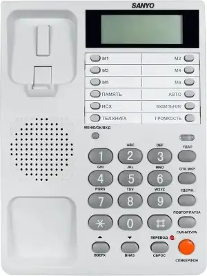 Телефон проводной Sanyo RA-S408W белый