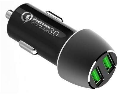 Зарядное устройство ACD АЗУ (ACD-С362Q-V1B) 36Вт, Автомобильное ЗУ, 2xUSB QC, 3.6;12В/3А RTL