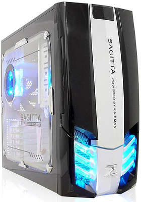 Корпус RaidMax Sagitta Window Black-Silver, ATX, без БП