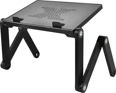 Стол для ноутбука Cactus CS-LS-T8-C черный 26x38см