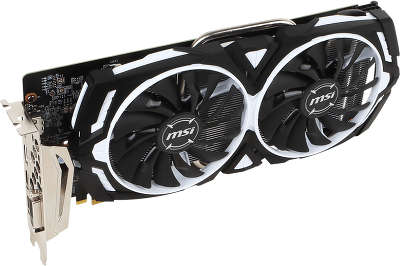 Видеокарта MSI nVidia GeForce GTX1060 Armor 6Gb DDR5 PCI-E DVI, 2HDMI, 2DP