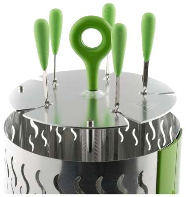 Шашлычница электрическая Kitfort KT-1402 зеленый