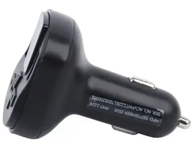 Автомобильный FM-модулятор ACV FMT-122B черный MicroSD BT USB (37576)