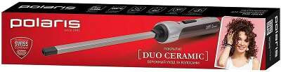 Щипцы Polaris PHS 2095K 25Вт коричневый/серебристый макс.темп.:200С покрытие:керамическое