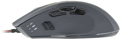 Мышь игровая USB Oklick 785G Scorpion 4000 dpi, чёрная/серая