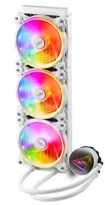 Жидкостное охлаждение XPG Levante X 360, 3x120 мм, ARGB, белый
