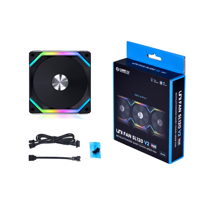 Вентилятор LIAN LI UNI FAN SL V2 120 Black aRGB PWM 120mm 2000RPM (1pcs)