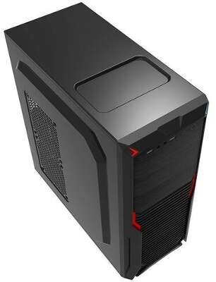 Корпус PowerCool S2012BK, черный, ATX, 500W (S2012BK-500W)
