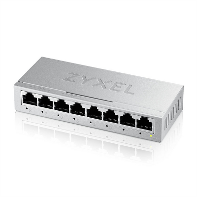 Коммутатор Коммутатор Zyxel GS-108B v5, 8 портов 1000 Мбит/с, настольный, металлический корпус