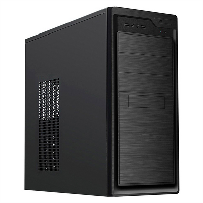 Корпус MidiTower Powerman BA831 Black PM-600ATX-F U3.0*2+A(HD) ATX, mATX