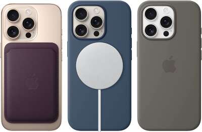 Смартфон Apple A3292 iPhone 16 Pro 256Gb титан моноблок 3G 4G 1Sim 6.3" 1206x2622 iOS 18 48Mpix 802.11 a/b/g/n/ac/ax/be NFC GPS Protect