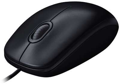 Мышь проводная LOGITECH M90 черный (USB, 1000dpi, 2but) (910-001795)