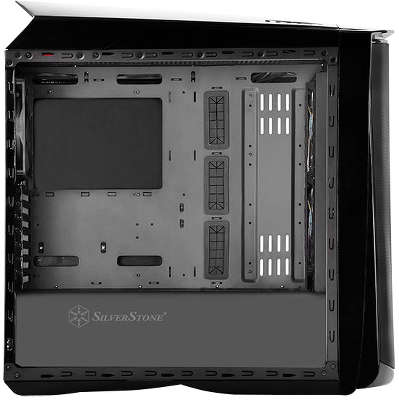 Корпус Silverstone Primera [SST-PM01BR-W], черный, без Б/П, ATX