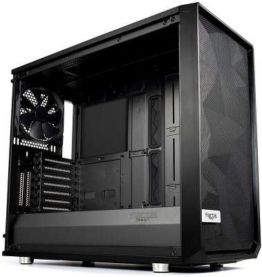 Корпус Fractal Design Meshify S2 TG Dark, черный, ATX, Без БП (FD-CA-MESH-S2-BKO-TGD)