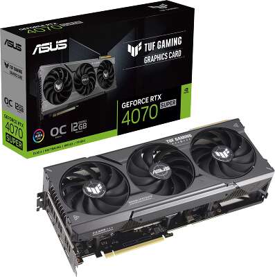 Видеокарта ASUS NVIDIA nVidia GeForce RTX 4070 TUF-RTX4070S-O12G-GAMING 12Gb DDR6X PCI-E HDMI, 3DP