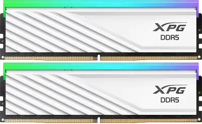 Память DDR5 2x16GB 6400MHz A-Data AX5U6400C3216G-DTLABRWH XPG Lancer Blade RGB RTL Gaming PC5-51200 CL32 DIMM ECC 288-pin 1.4В kit dual rank с радиатором Ret
