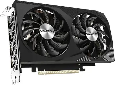 Видеокарта Gigabyte PCI-E 4.0 GV-N3050WF2OCV2-8GD NVIDIA GeForce RTX 3050 8Gb 128bit GDDR6 1792/14000 HDMIx2 DPx2 HDCP Ret