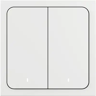 Умный выключатель Yandex YNDX-00532 2-хкл. универсальный белый