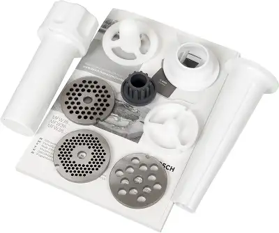 Мясорубка Bosch CompactPower MFW3630I 1600Вт белый/оранжевый
