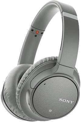 Беспроводные наушники Sony WH-CH700NH с шумоподавлением, серые