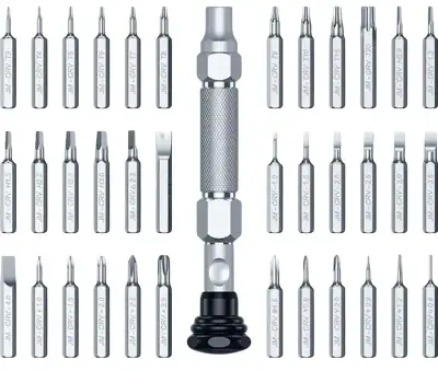 Набор отверток для электроники Ugreen CM372 (80459) 38-in-1 Aluminum Alloy Screwdriver Set. Цвет: черный
