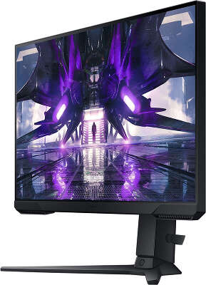 Монитор Samsung 24" Odyssey G3 S24AG320NI черный VA LED 1ms 16:9 HDMI полуматовая HAS Piv 3000:1 250cd 178гр/178гр 1920x1080 165Hz FreeSync Premium DP 4.5кг