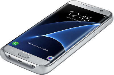 Аккумулятор-чехол Samsung для Samsung Galaxy S7 edge, серебристый [EP-TG935BSRGRU]