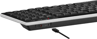 Клавиатура A4Tech Fstyler FBX70C черный USB беспроводная BT/Radio slim Multimedia (FBX70C)