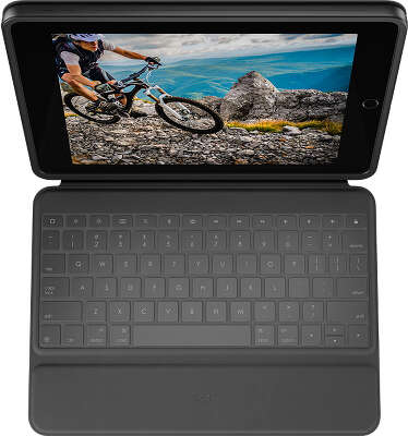 Клавиатура Logitech Keyboard Rugged Folio для iPad 10.2", Graphite [920-009619]