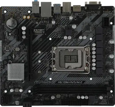 Материнская плата Asrock H610M-HVS/M.2 R2.0 Soc-1700 Intel H610 2xDDR4 mATX AC`97 8ch(7.1) GbLAN+VGA+HDMI