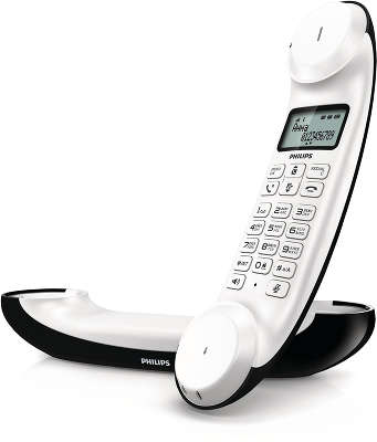 Телефон PHILIPS ArtPhone M5501BW черный-белый