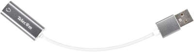 Переходник Telecom USB 2.0 Type-AM/mini jack 3.5 mm F (TA316U)