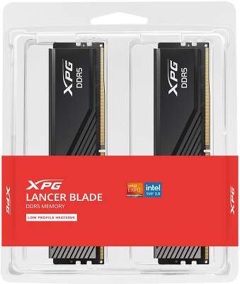 Модуль памяти ADATA XPG AX5U6000C3016G-DTLABBK Lancer Blade 32GB DDR5 6000 DIMM Black kit 16*2, RTL