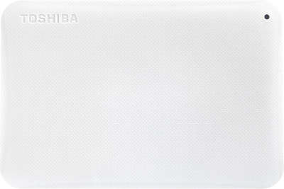 Внешний диск 1 ТБ Toshiba Canvio Ready USB 3.0 2.5", белый [HDTP210EW3AA]